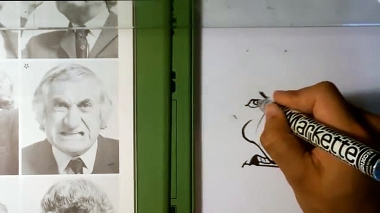 How to Draw a Caricature - Caricature Demonstration - Easy Pictures to Draw