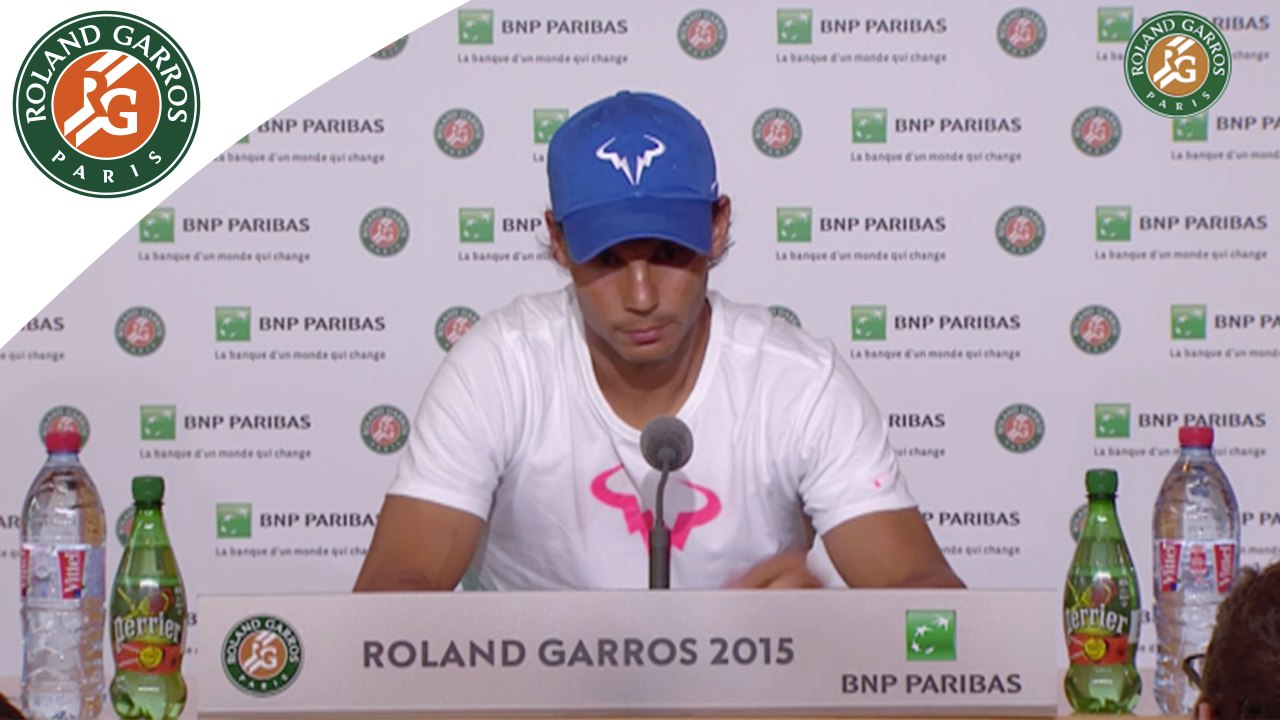 Conférence de presse Rafael Nadal / 1er Tour Roland-Garros 2015