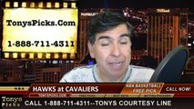 Cleveland Cavaliers vs. Atlanta Hawks NBA Game 4 Free Pick Prediction Odds Playoff Preview 5-26-2015