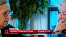 Geneviève de Gaulle-Anthonioz et Germaine Tillion, deux résistantes et deux amies