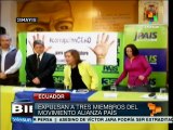 Ecuador: por corrupción, expulsan a miembros del Partido Alianza País