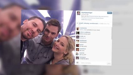 Lawrence/Hoult On Set: X-Men: Apocalypse