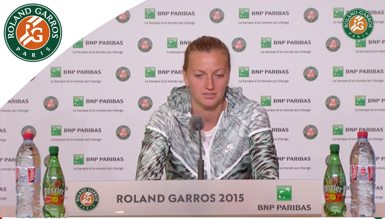 Conférence de presse Petra Kvitova Roland Garros 2015 - 1er Tour