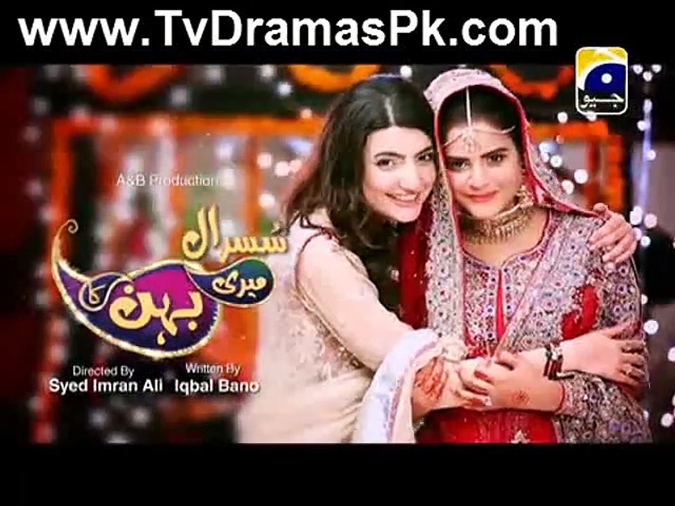 Susral Meri Behen Ka Episode 52 Full High Quality Geo Tv 26 May