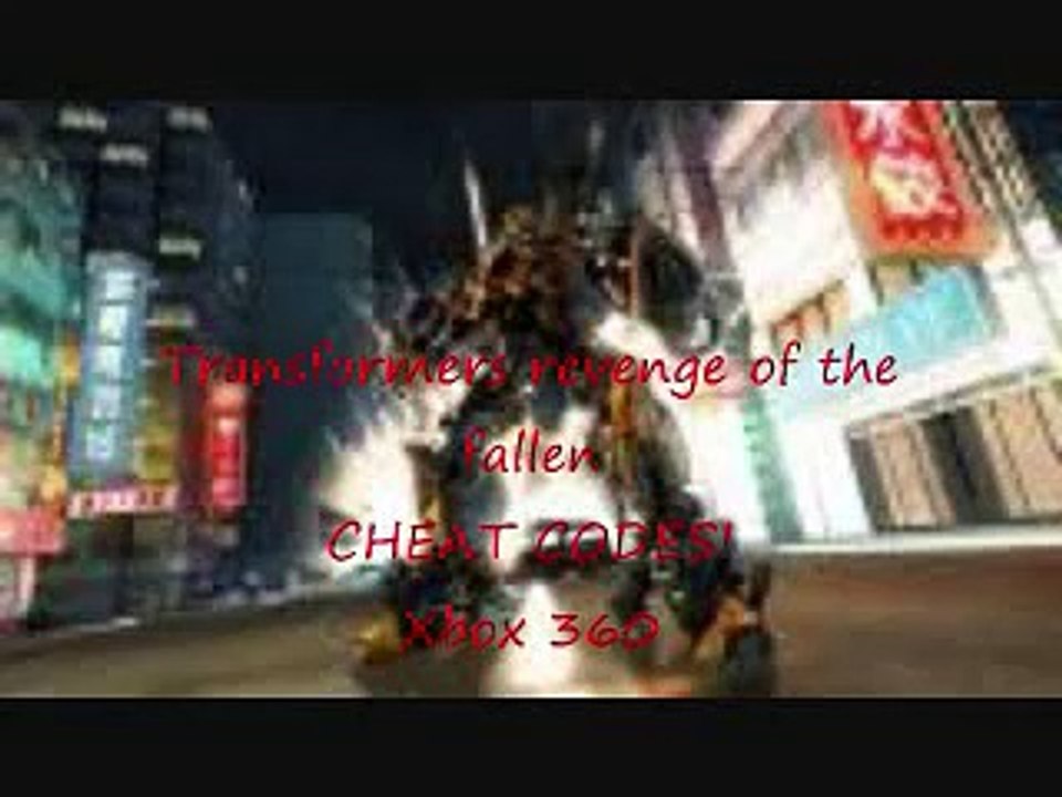 Every cheat code for transformers revenge of the fallen xbox 360
