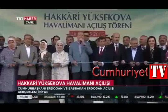 TRT, Davutoğlu'nu görmezden geldi
