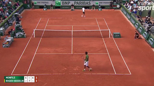 Roland Garros - Gaël Monfils s'énerve sur son adversaire en créole