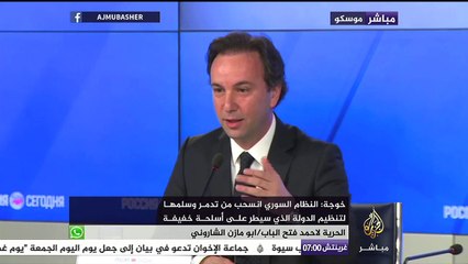 خالد خوجة: النظام السوري انسحب من تدمر وسلمها لتنظيم الدولة