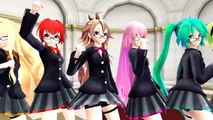 [MMD] 『Help me!!』 - TDA School Uniform Vocaloid Girls