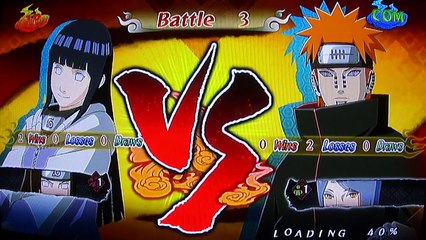 The Hyuga clan vs God and Angel! Super Hard. (Hinata vs Pain)