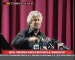 Conferenza stampa Beppe Grillo Napoli Monnezza Day - parte 5