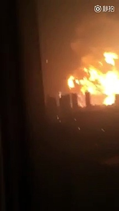 天津滨海新区开发区爆炸视频4