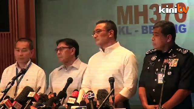 MH370: Tiada pihak tuntut wang tebusan, kata Hisham