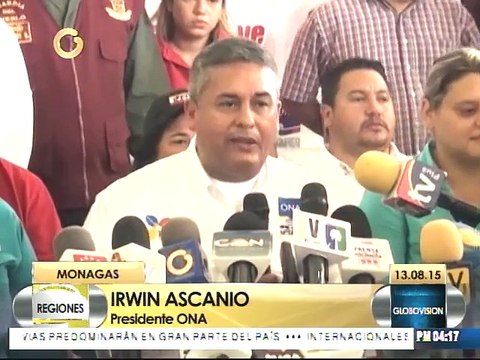 ONA entregó recursos para ejecución de proyectos de prevención en Monagas