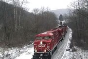 CP train #258 in Winter