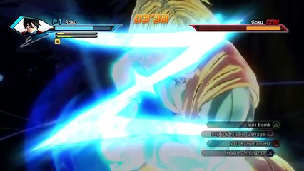 DRAGON BALL XENOVERSE spar with goku CLUTCH!!!!!!!!