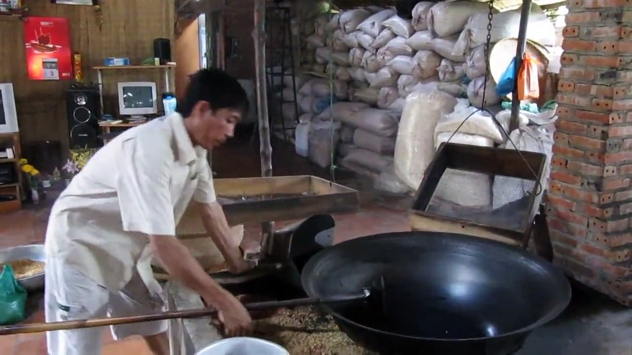 Fabrication du riz soufflé