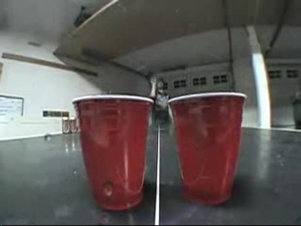 extreme beer ping pong