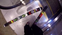 GoPro : Escalator Ski Drop