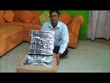 SURYA 12 A Home Made Solar Cooker in Just Rs.50.rv
