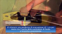 Chiusino con telo in pvc per doccia a pavimento