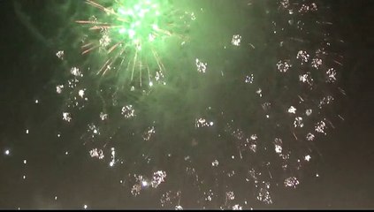 Firework on Pakistan's 69th Independence day at Parade Ground Islamabad.