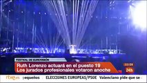 Eurovision Song Contest 2014 - Jury rehearsal - Spain - Ruth Lorenzo - Dancing in the rain