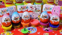 kinder surprise eggs unboxing barbie Mickey Mouse toys 2014 egg surprise toy