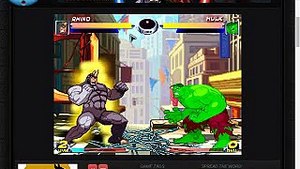 150813 153509 Marvel Tribute Fighting Game Moves Rhino vs Hulk