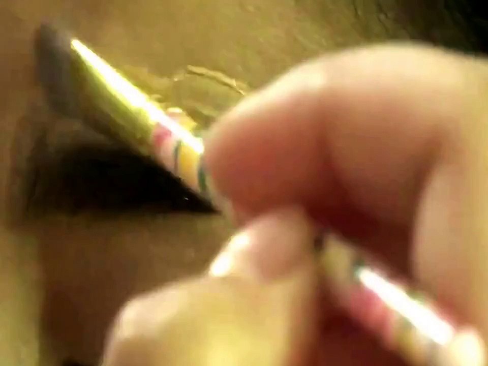 Bollywood Inspired Eye Makeup in Gold - By PinkCloud_Art