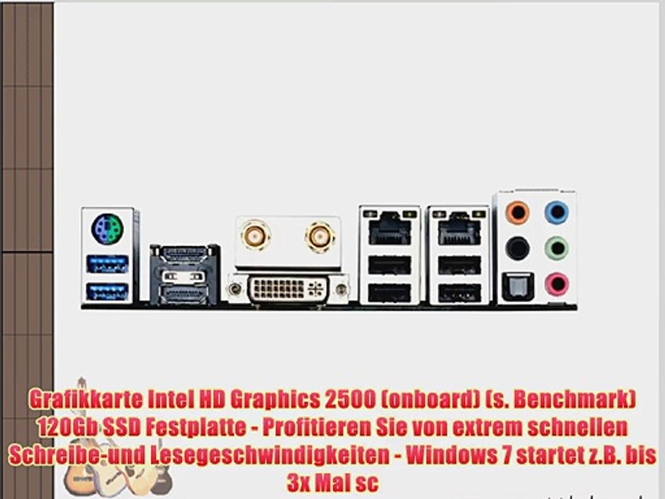 Sedatech - Mini-PC Evolution Desktop-PC (Intel i5-3570T 4x2.3Ghz 4Gb RAM 1000Gb HDD 120Gb SSD