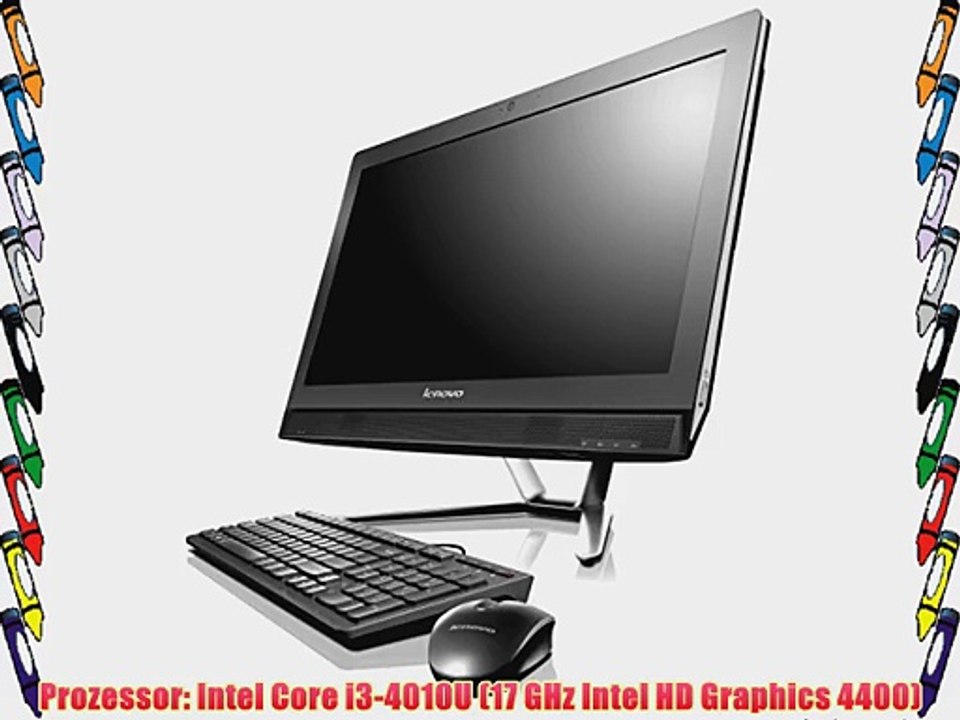 Lenovo C470 5461cm (21.5 Zoll FHD LED) All-in-One Desktop-PC (Intel Core i3 4010U 17GHz 4GB