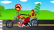 Learn Traffic Signs and Symbols with Monster Street Vehicles and Trucks for Kids Part 4