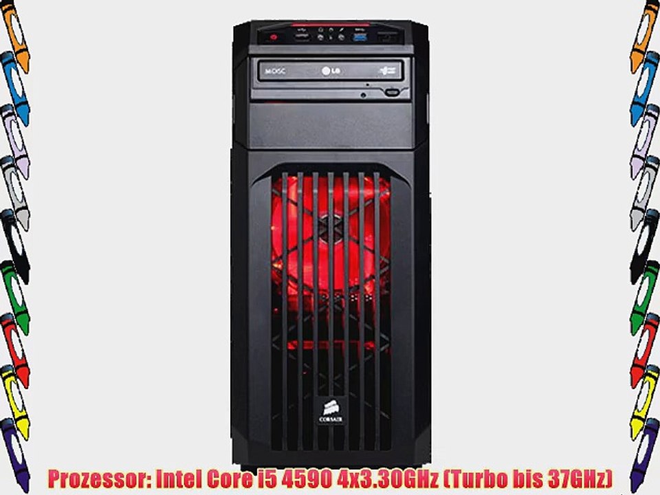 Gaming PC Intel Core i5 4590 4x3.30GHz (Turbo bis 37GHz) ? GeForce GTX960 2GB ? Windows 8 Pro