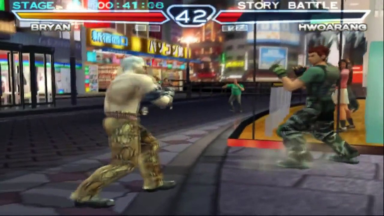 Tekken 4 Bryan Fury Playthrough