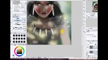 Digital Speed Painting (Princess Mononoke)