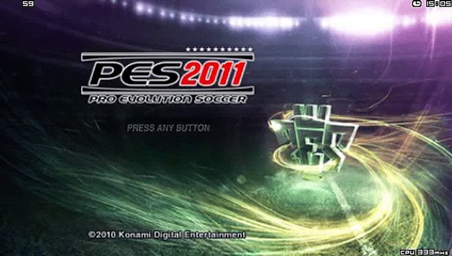 PES 2011 PSP gameplay Barcelona vs Real Madrid