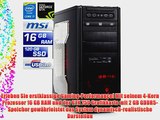 CSL Speed 4765 - Intel Core i7-4790 4x 3600MHz 16GB RAM 120GB SSD 1000GB HDD GeForce GTX750