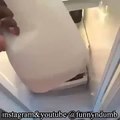 Fat kid drinks milk -VINE-