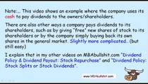 Dividend Policy in 19 min: Cash Dividends for Dividend Payout Ratio