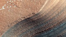 Mars Science: Blockfall on the North Polar Layered Deposits [HD]