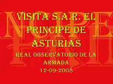 Visita S.A.R. Principe de Asturias al R.O.A.