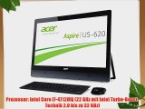 Acer Aspire U5-620 584 cm (23 Zoll Full HD) All-in-One Desktop-PC (Intel Core i7-4712MQ 32GHz