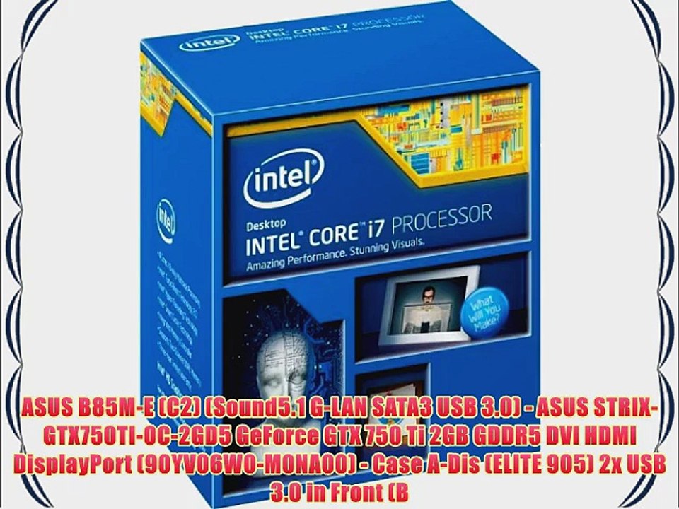 Ankermann-PC STAGE PC Silent STRIX Intel Core i7-4790 4x 3.60GHz ASUS STRIX-GTX750TI-OC 2GB