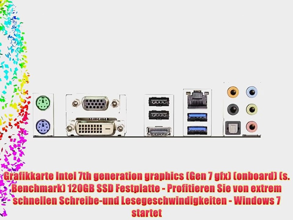 Sedatech - Mini-PC passiv gek?hlt! Desktop-PC (Intel J1900 4x2.0Ghz 4GB RAM 120GB SSD USB 3.0)