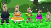 Finger Family Nursery Rhymes for Children Rhinoceros Cartoon   Finger Family Children Nursery Rhymes