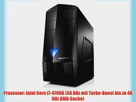 Lenovo Erazer X310 Desktop-PC (Intel Core i7-4790 36GHz 8GB RAM 2TB HDD 256GB SSD NVIDIA GeForce