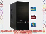 dercomputerladen Office PC System Intel i7-4770 4?34 GHz 4GB RAM 500GB HDD Radeon R7 250 -1GB