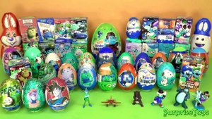 80 Surprise eggs, Маша и Медведь Kinder Surprise Mickey Mouse Disney Pixar Cars 2 Part 1