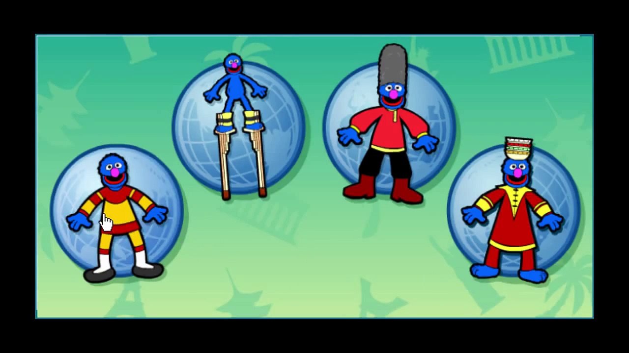Sesame Street Global Grover Cartoon Animation PBS Kids Game Play Walkthrough